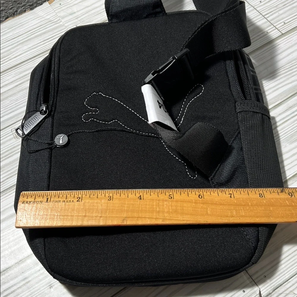PUMA Sling Backpack crossbody‎ small messenger bag black unisex one size